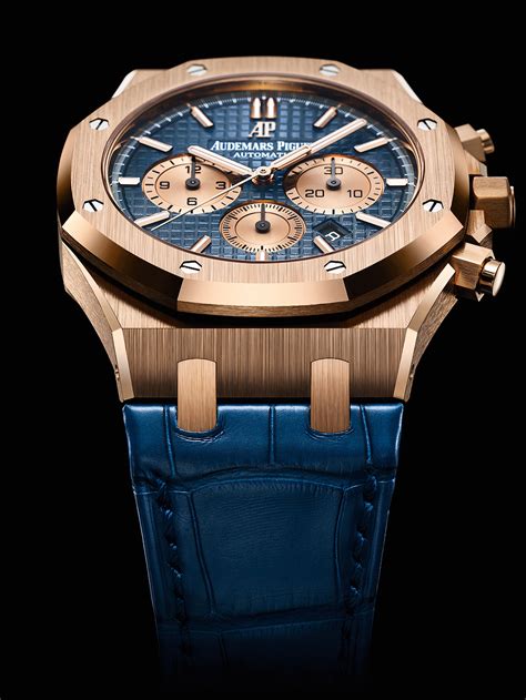 royal oak chronograph gold|royal oak chronograph price.